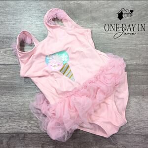 Aleumdr Ice Cream Tutu One Piece Swimsuit Size 4T